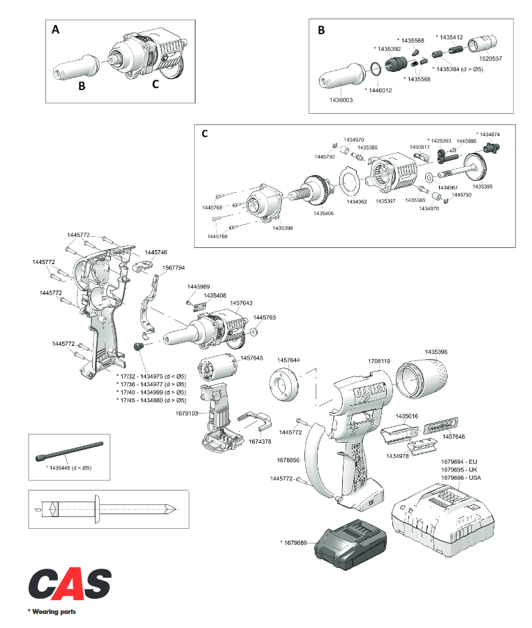 PowerBird Pro GE Spare Parts