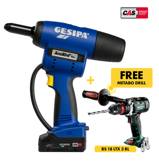 AccuBird Pro CAS + Free Metabo Drill (Limited Edition)